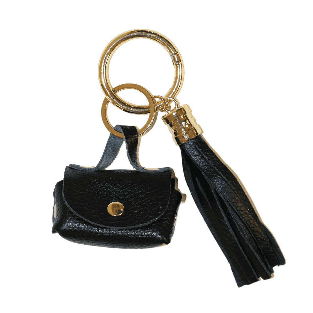 Bag charm zwart