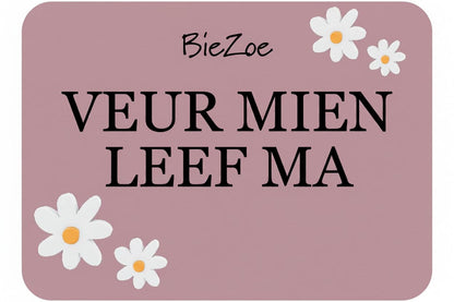 BieZoe Cadeaubon Pasjesformaat Veur Mien Leef Ma