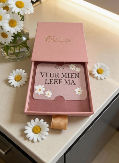 BieZoe Cadeaubon Pasjesformaat Veur Mien Leef Ma